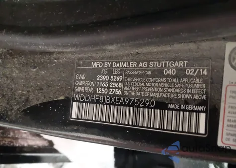 2014 Mercedes-Benz E 350 4Matic from USA, damaged, VIN WDDHF8JBXEA975290